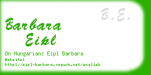 barbara eipl business card
